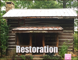 Historic Log Cabin Restoration  Dola, Ohio